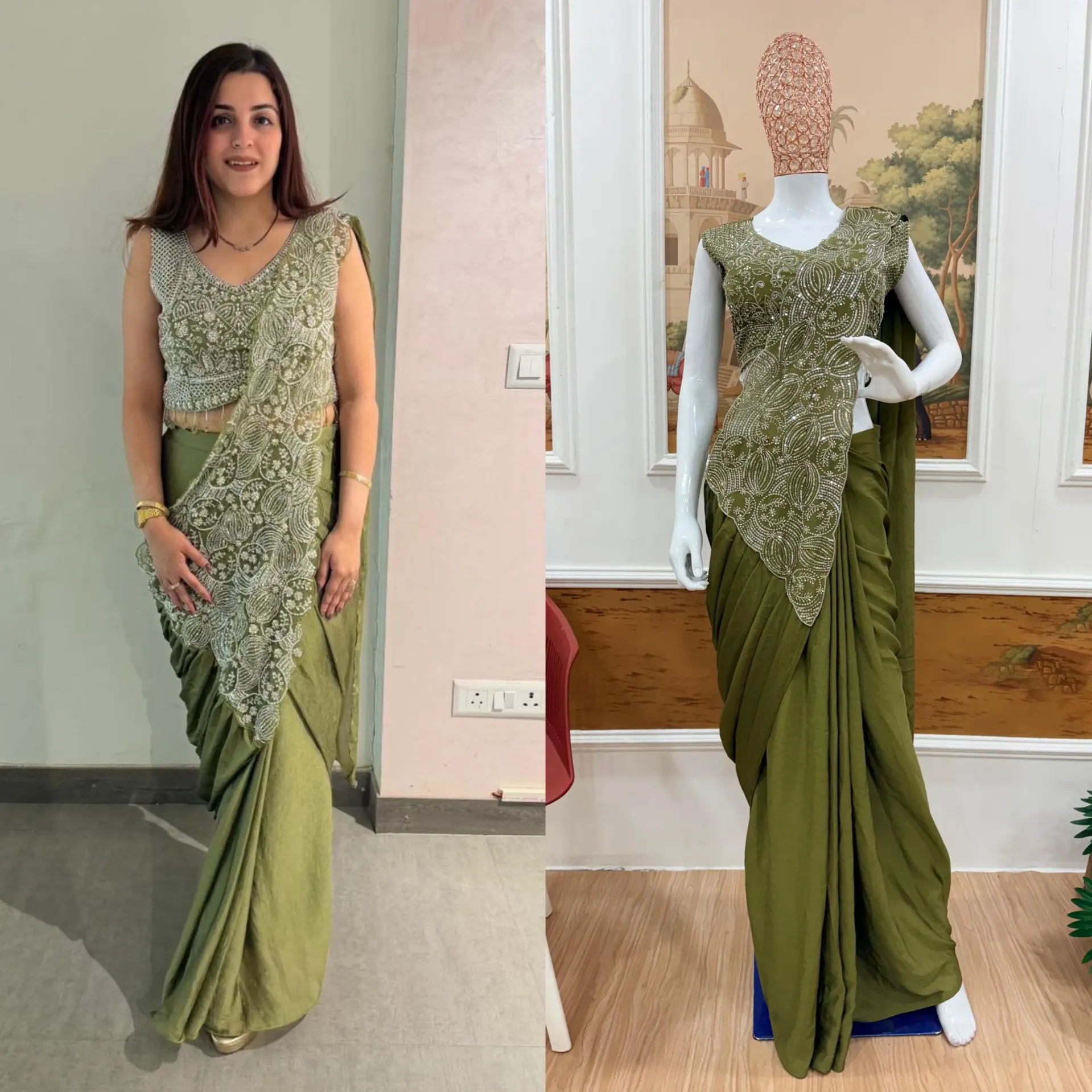 ….DRAPE SAREE….