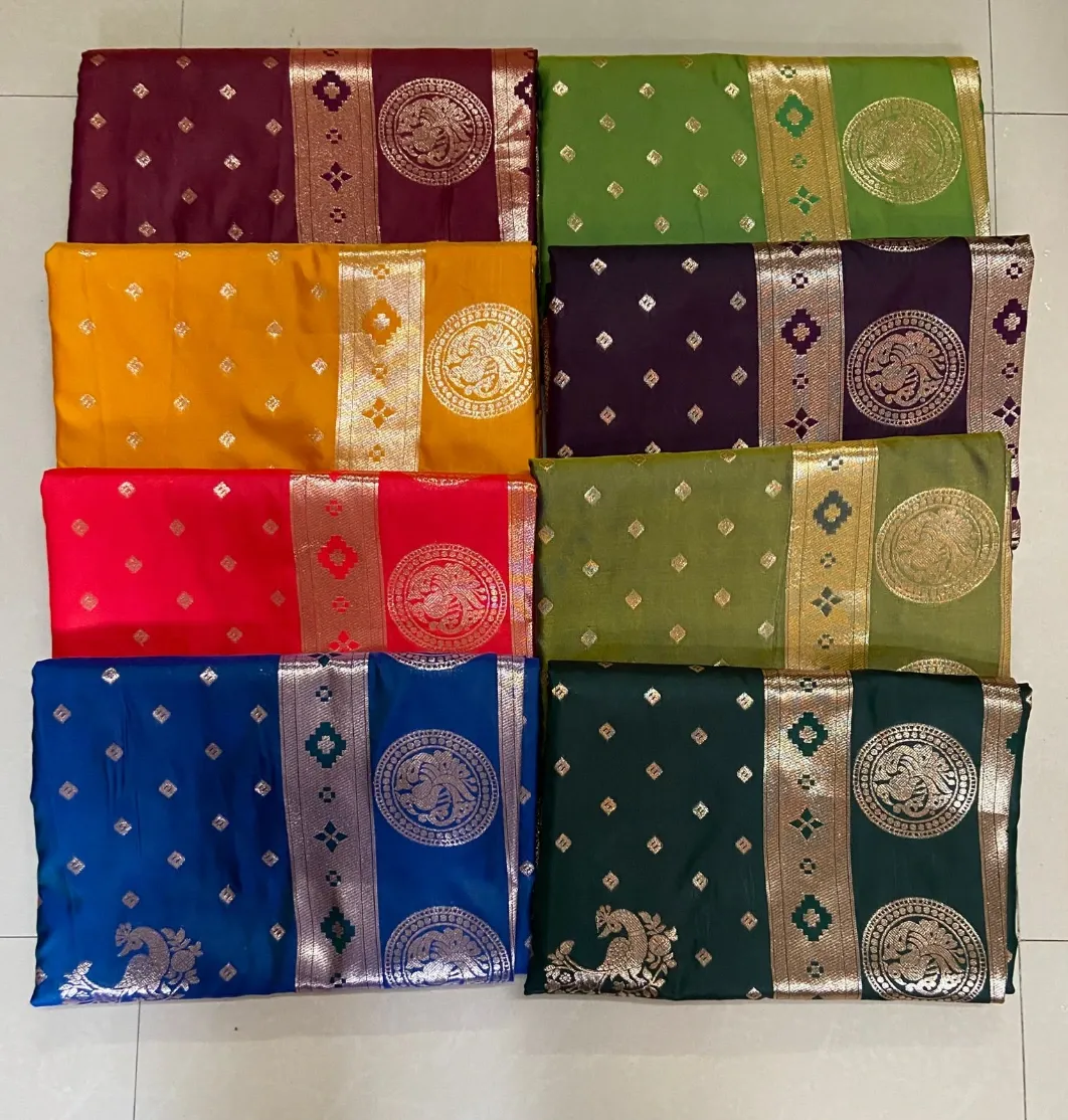 Pure Silk Soft Fabric Original Zari Work Sarees
